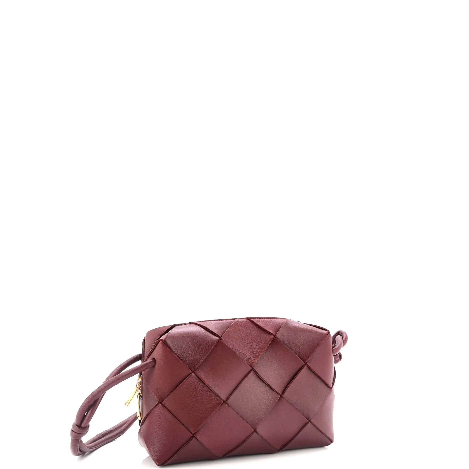 Cassette Camera Crossbody Bag Maxi Intrecciato Leather Small anti-theft crossbody bags sale