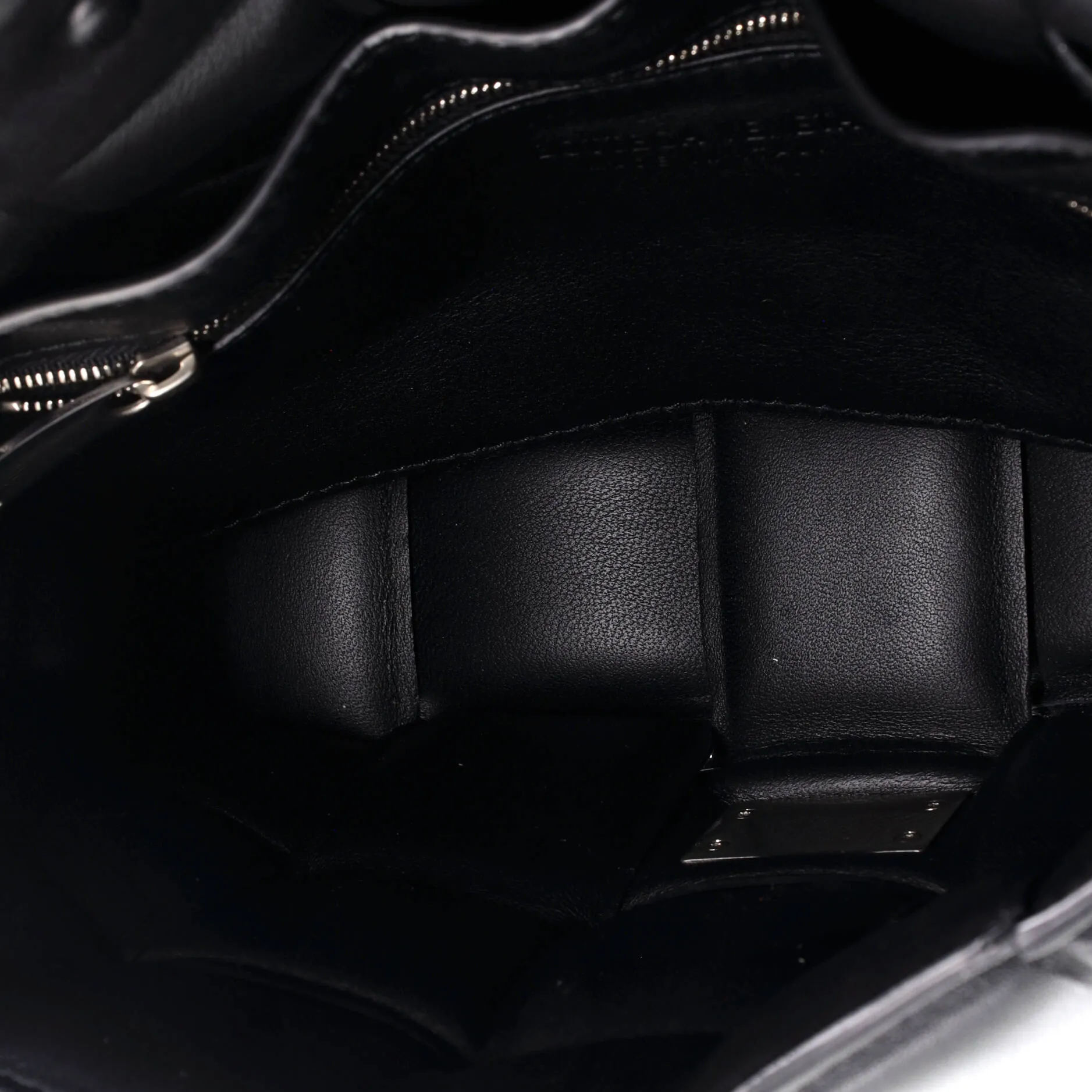 Cassette Chain Crossbody Bag Padded Maxi Intrecciato Leather
