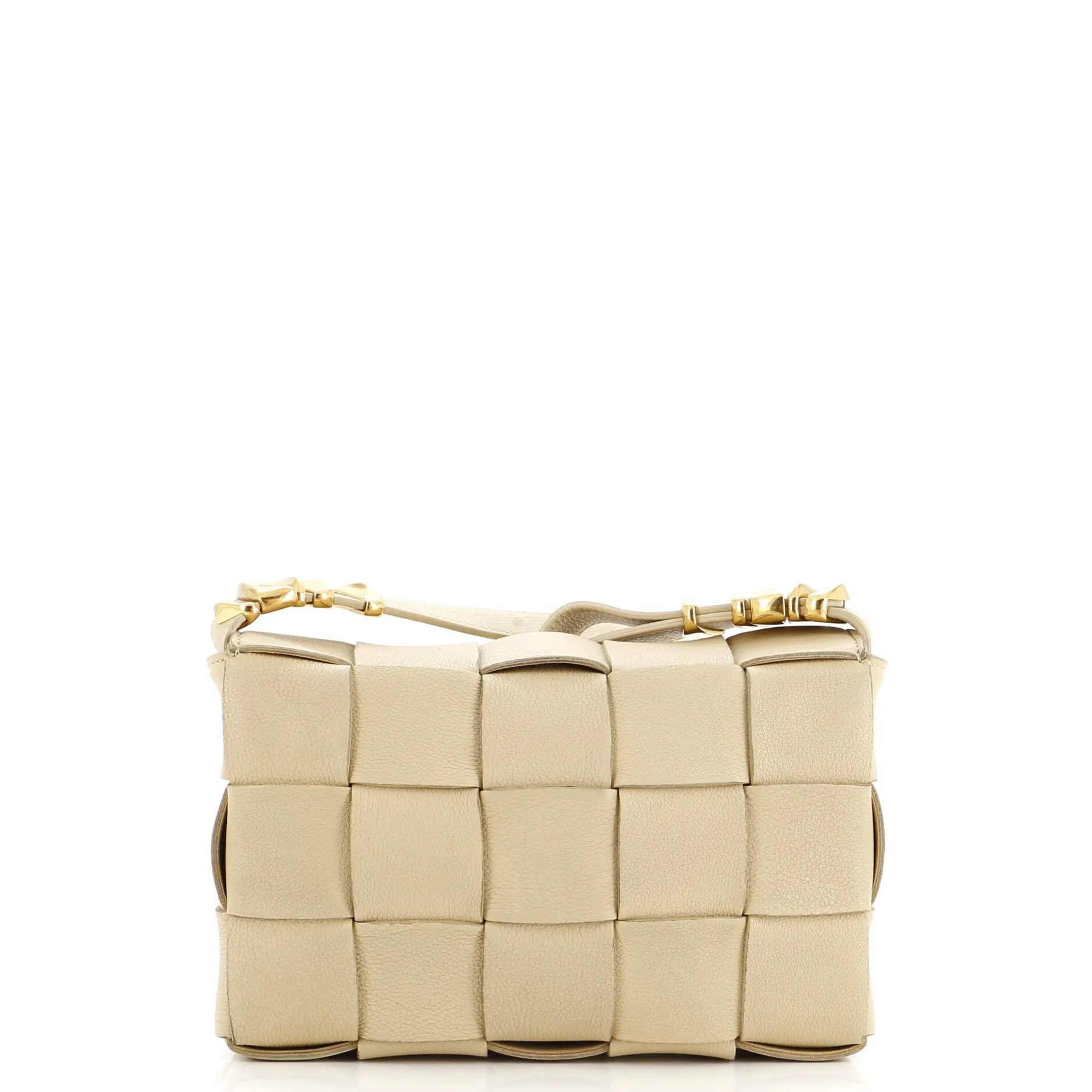 Cassette Crossbody Bag Maxi Intrecciato Grained Leather