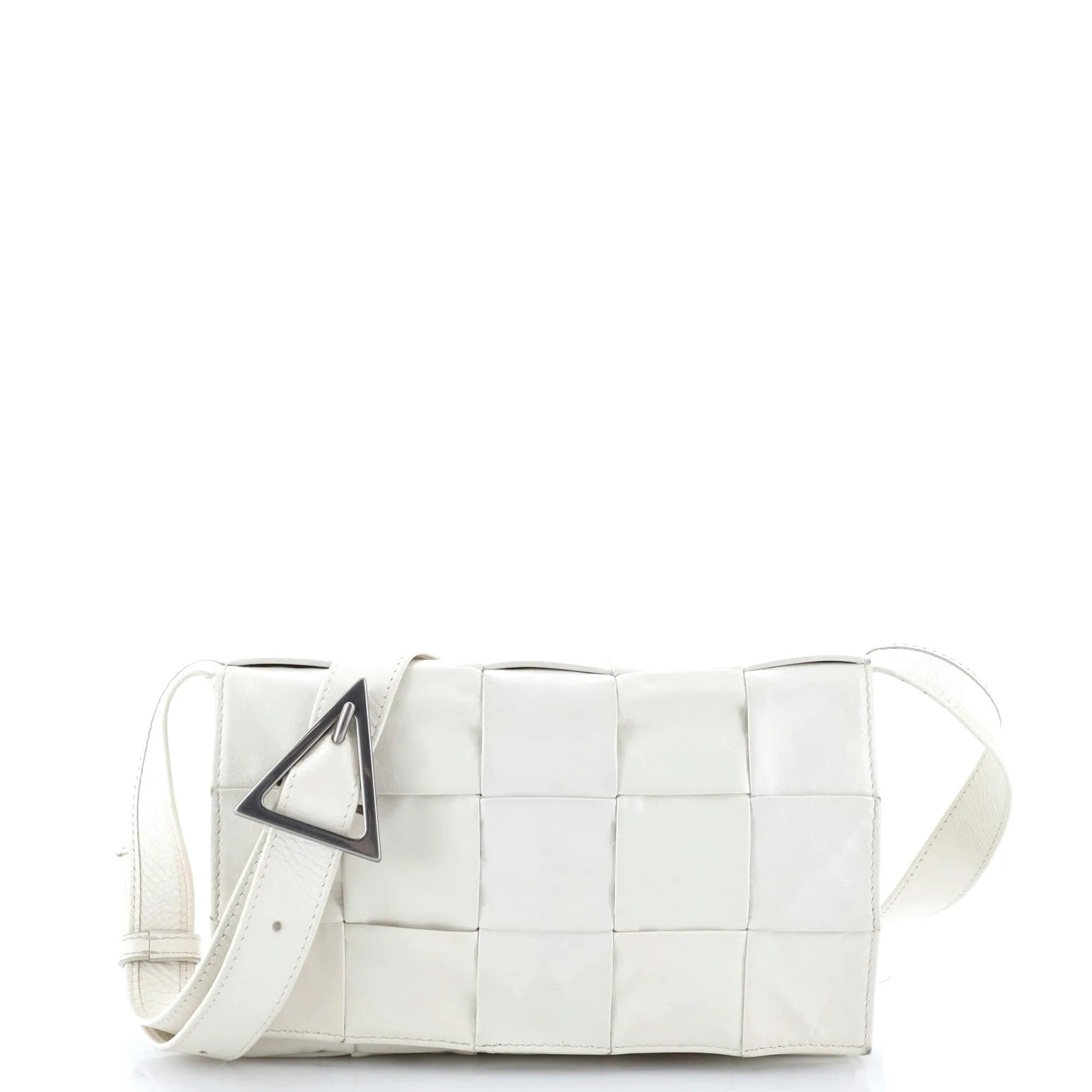Cassette Crossbody Bag Maxi Intrecciato Leather