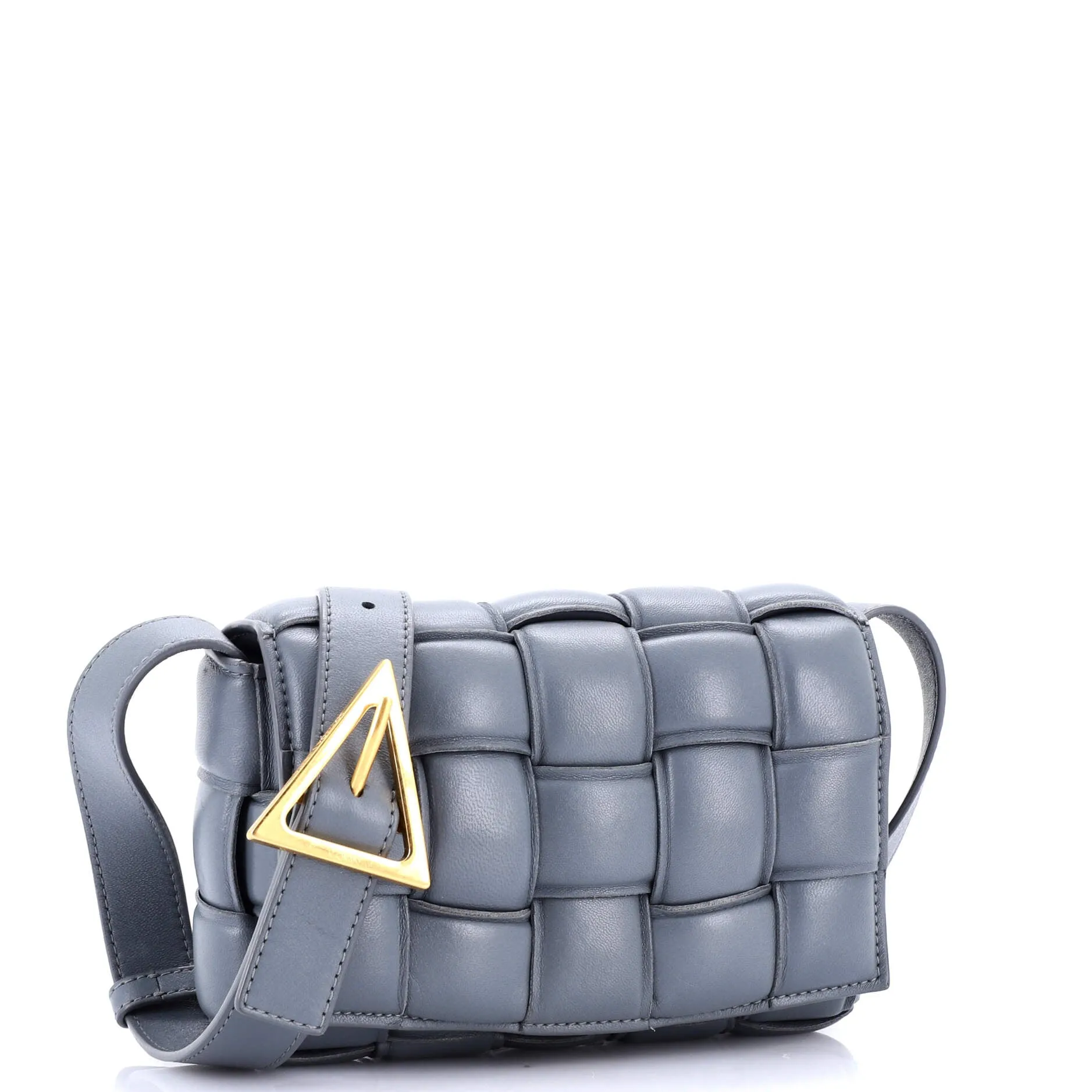 Cassette Crossbody Bag Padded Maxi Intrecciato Leather Small anti-theft crossbody bags sale