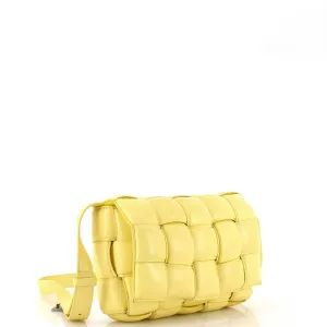 Cassette Crossbody Bag Padded Maxi Intrecciato Leather anti-theft crossbody bags sale