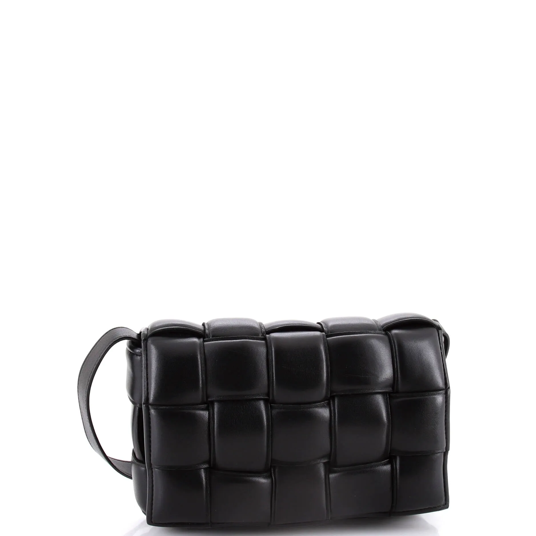 Cassette Crossbody Bag Padded Maxi Intrecciato Leather anti-theft crossbody bags sale