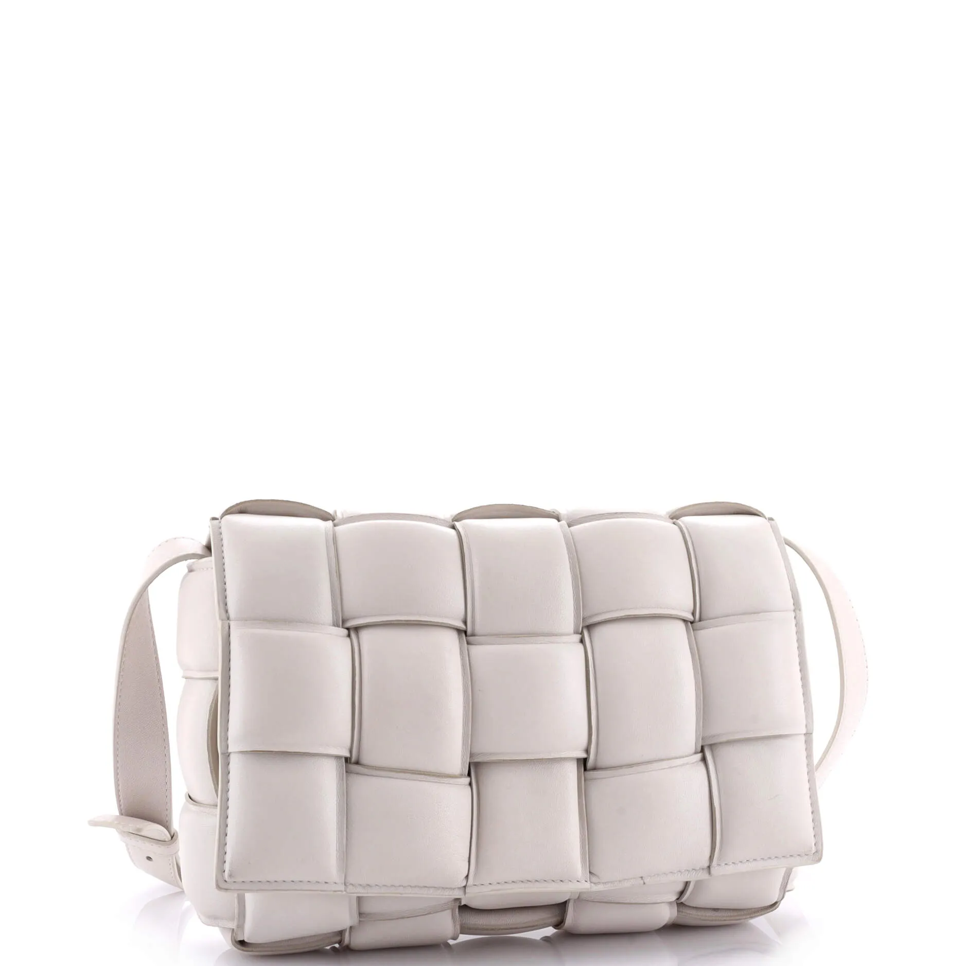Cassette Crossbody Bag Padded Maxi Intrecciato Leather anti-theft crossbody bags sale