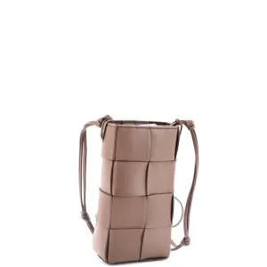 Cassette Phone Holder Crossbody Bag Maxi Intrecciato Leather anti-theft crossbody bags sale
