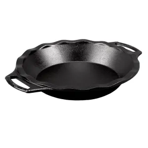 Cast Iron Pie Pan-(9 Inches) portable camping kitchen set discount camping cookware kit sale olding camp kitchen box clearance