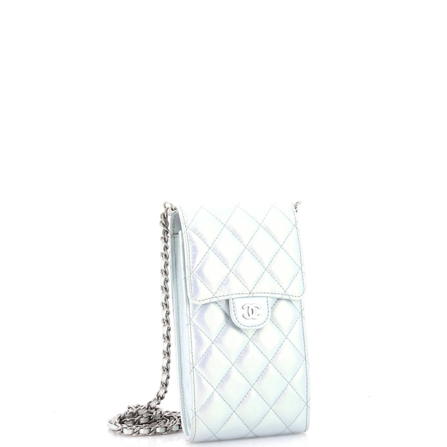 CC Flap Phone Holder Crossbody Bag Quilted Lambskin anti-theft crossbody bags sale