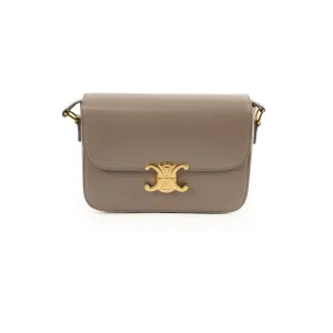 Celine Classique Medium Triomphe Bag Pebble Crossbody Bags Cheap Online