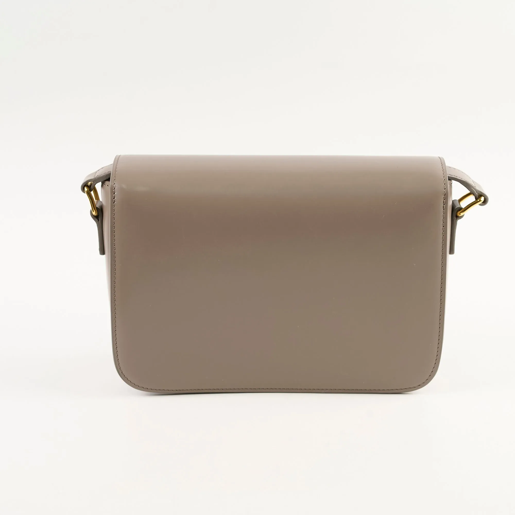 Celine Classique Medium Triomphe Bag Pebble