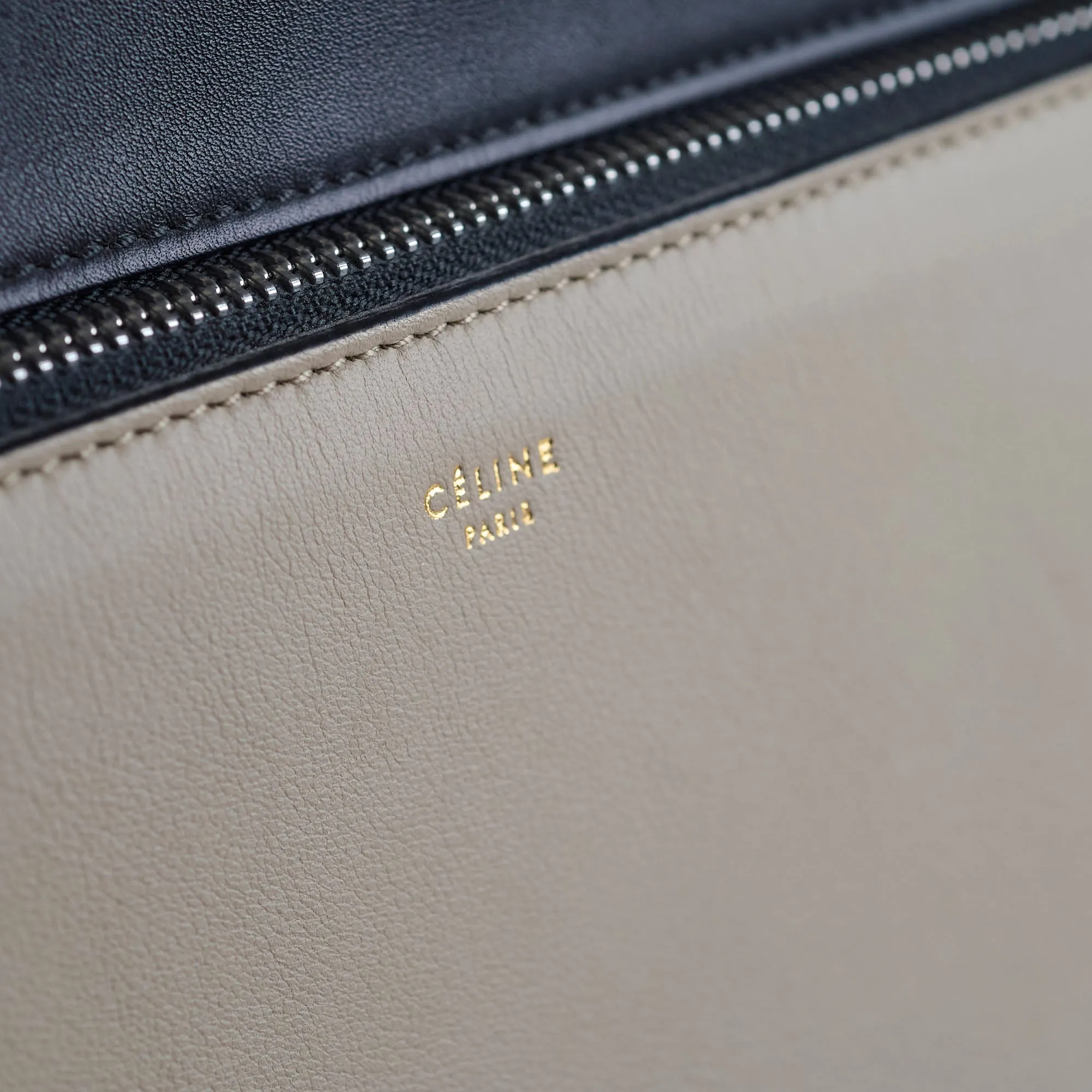 Celine Edge Medium Bag Beige/Black