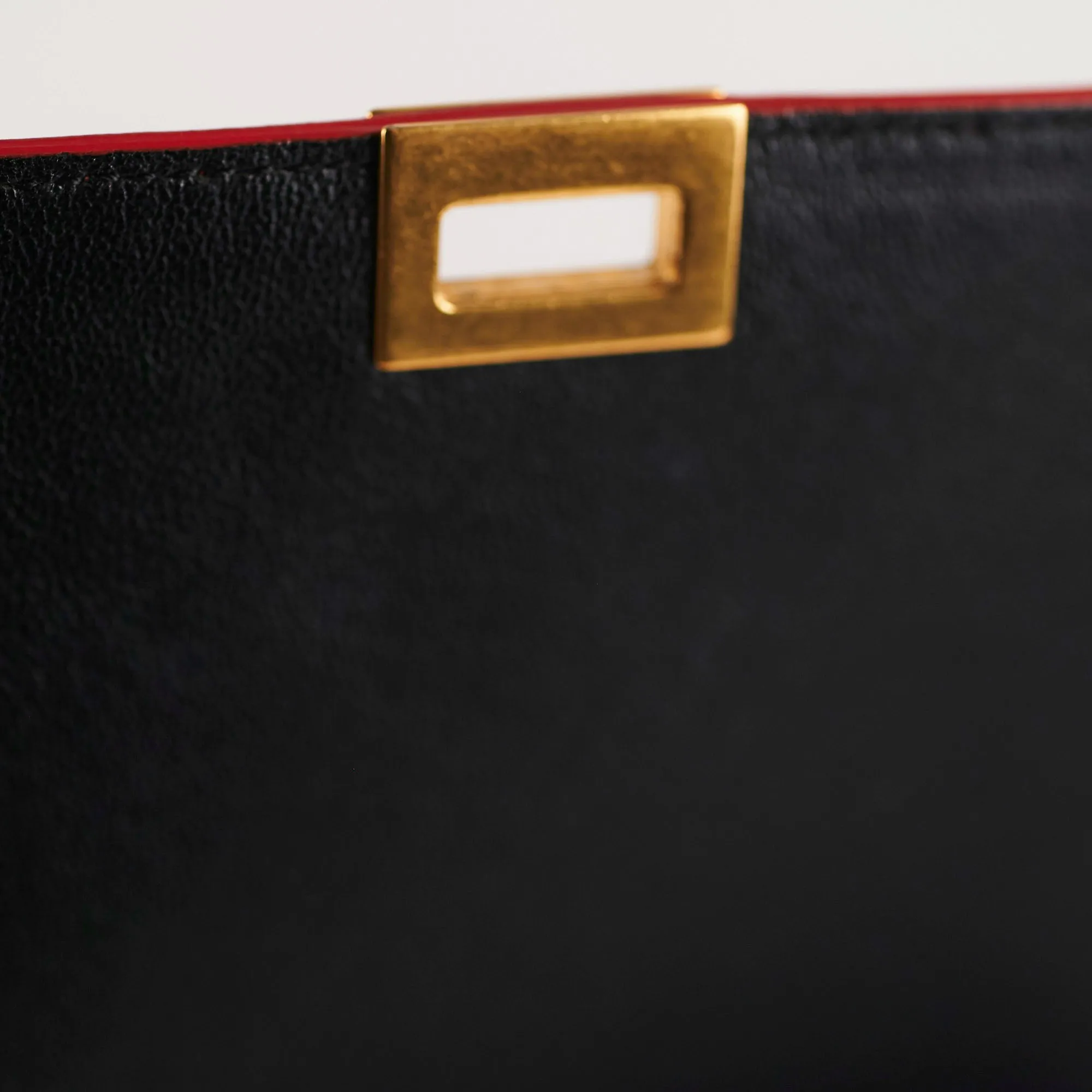 Celine Trapeze Coral/Black Small