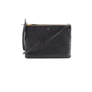 Celine Trio Crossbody Bag Black Crossbody Bags Cheap Online