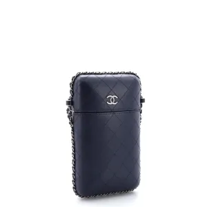 Chain Around Phone Holder Box Crossbody Quilted Lambskin anti-theft crossbody bags sale