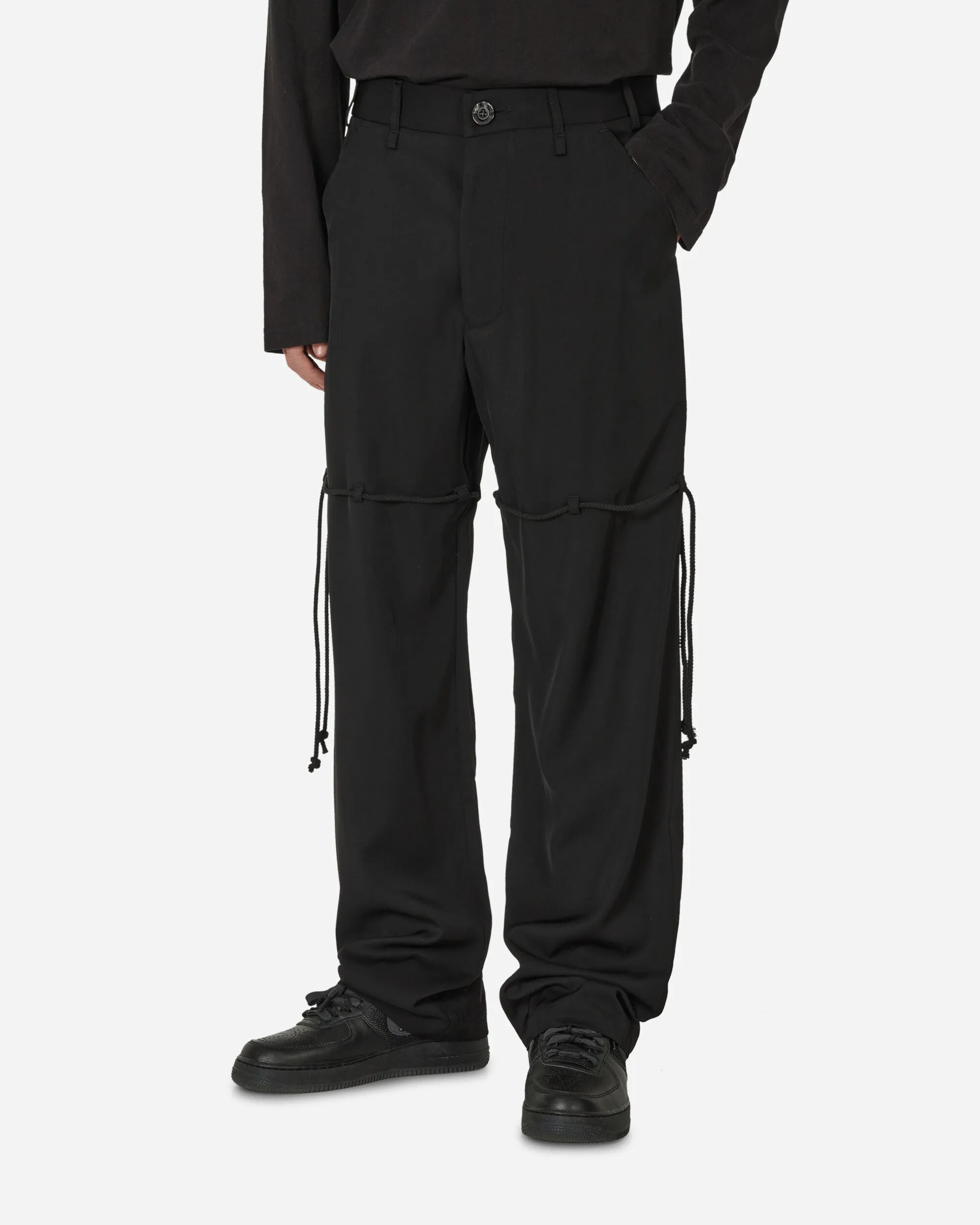 Chain Lace Dress Pants Black Men's sweatshirt