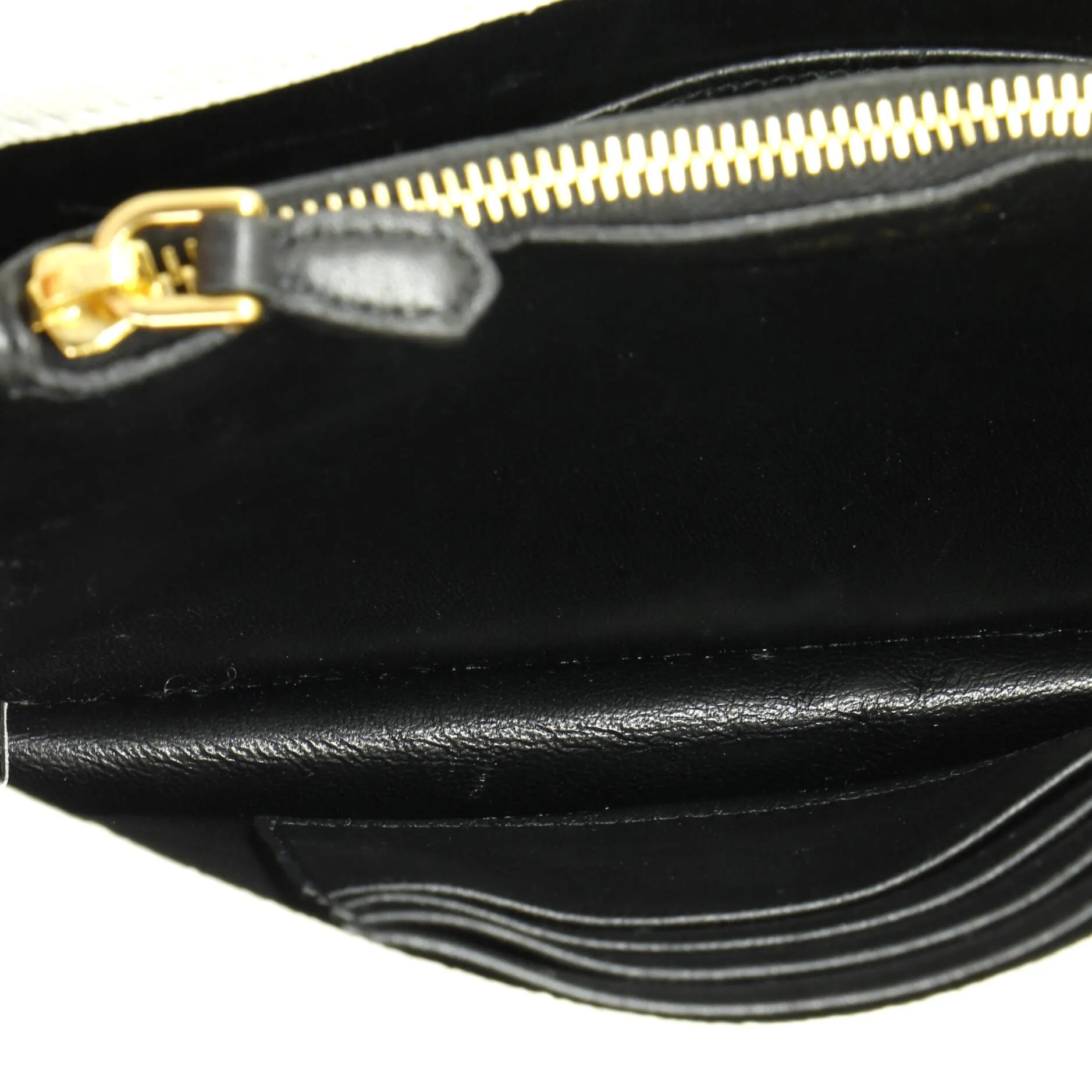 Chain Wallet Crossbody Saffiano Leather