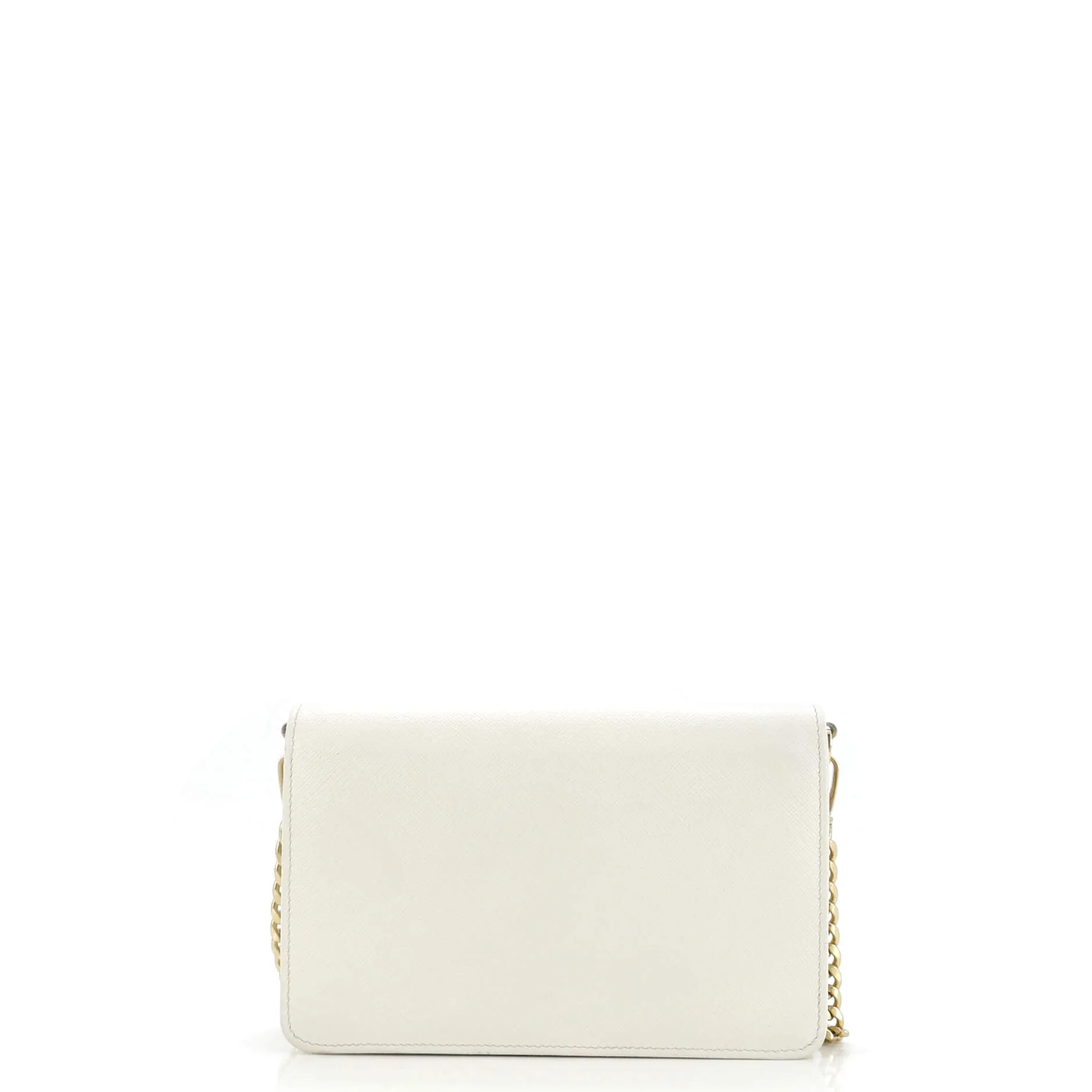 Chain Wallet Crossbody Saffiano Leather