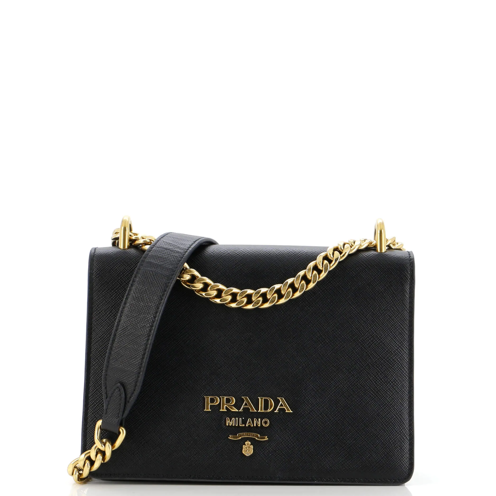 Chain Wallet Crossbody Saffiano Leather