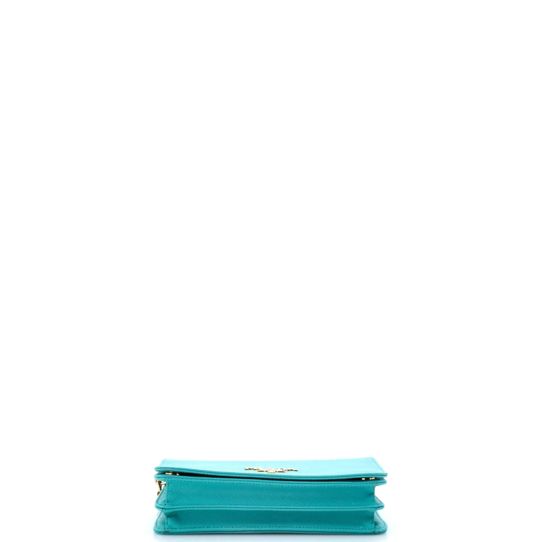 Chain Wallet Crossbody Saffiano Leather