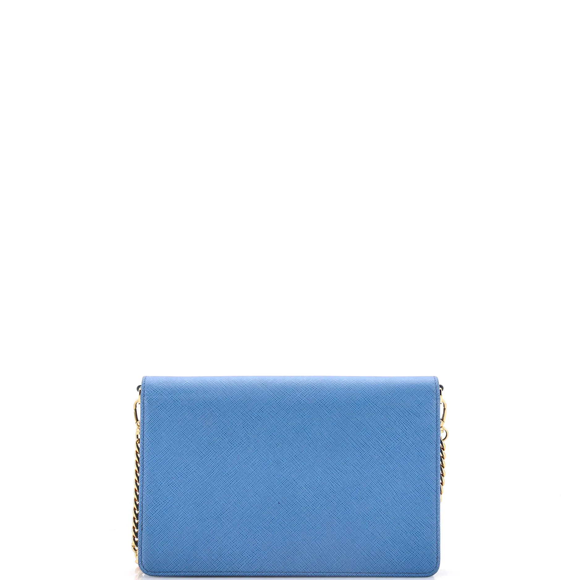 Chain Wallet Crossbody Saffiano Leather
