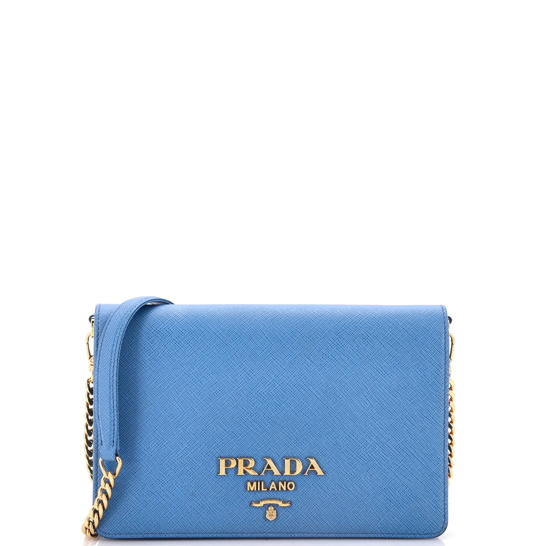 Chain Wallet Crossbody Saffiano Leather