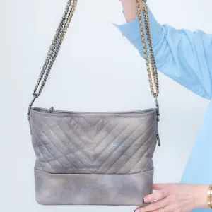 Chanel Copper Grey  Gabrielle Bag handbags sale 80% off