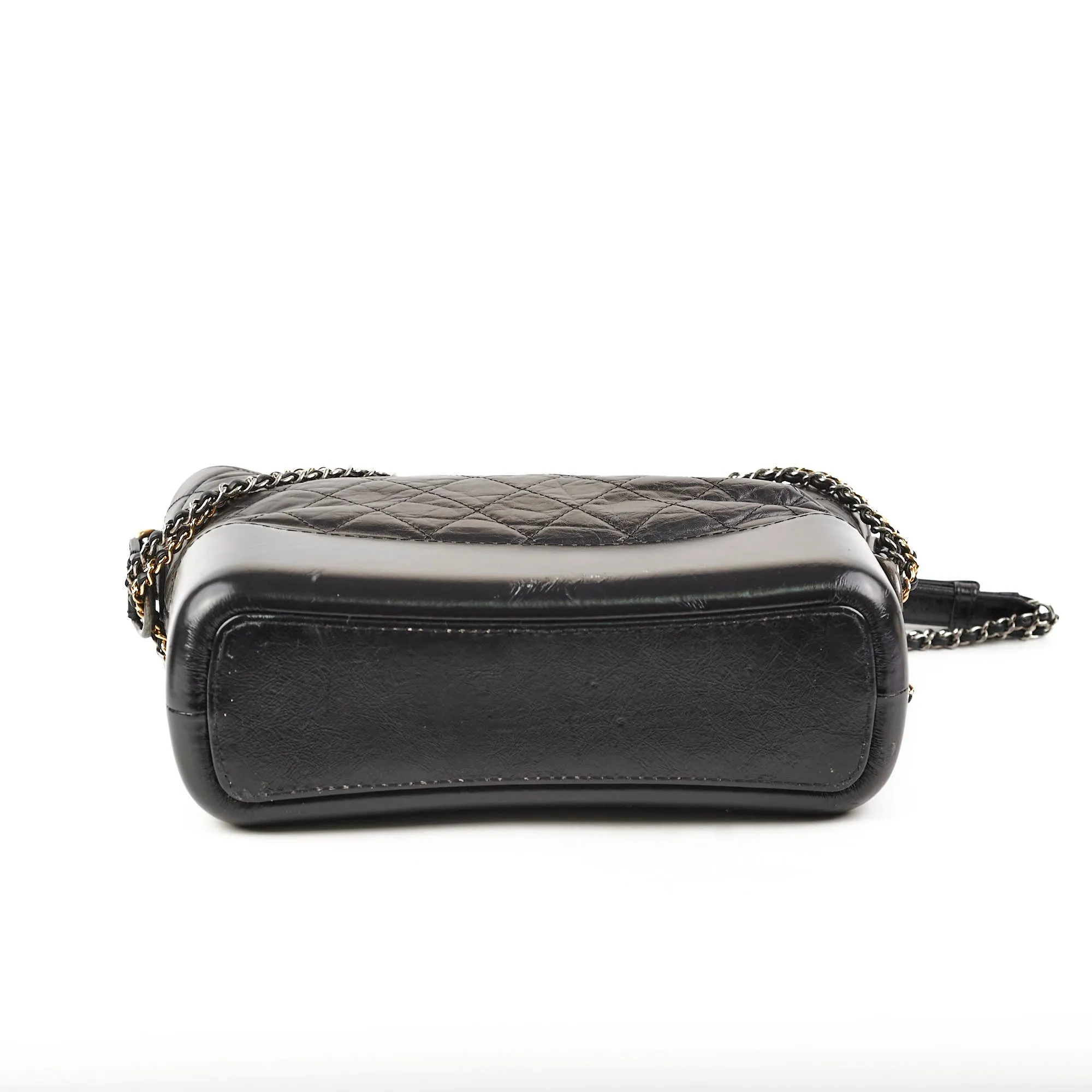 Chanel Gabriel Medium Hobo Calfskin Black