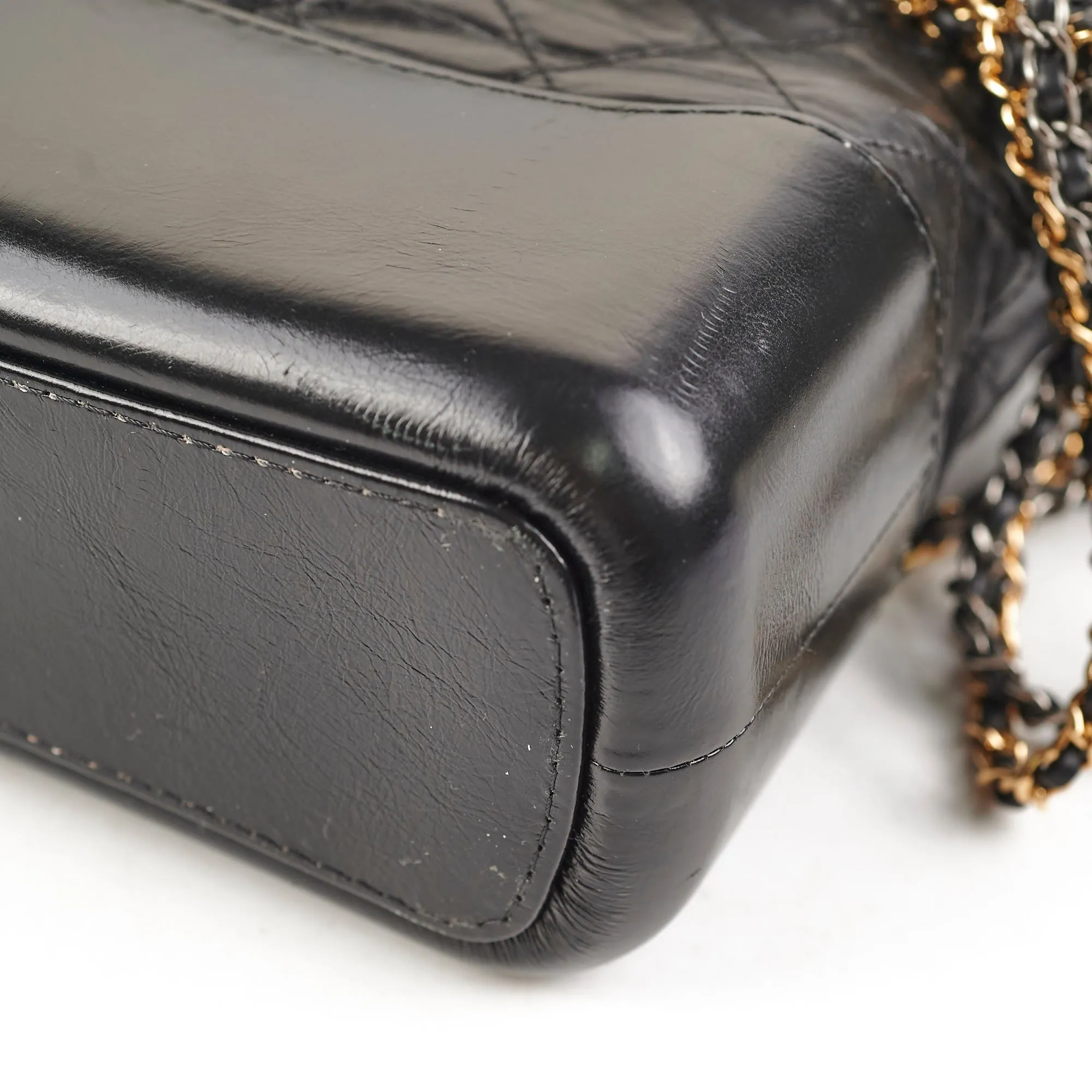 Chanel Gabriel Medium Hobo Calfskin Black