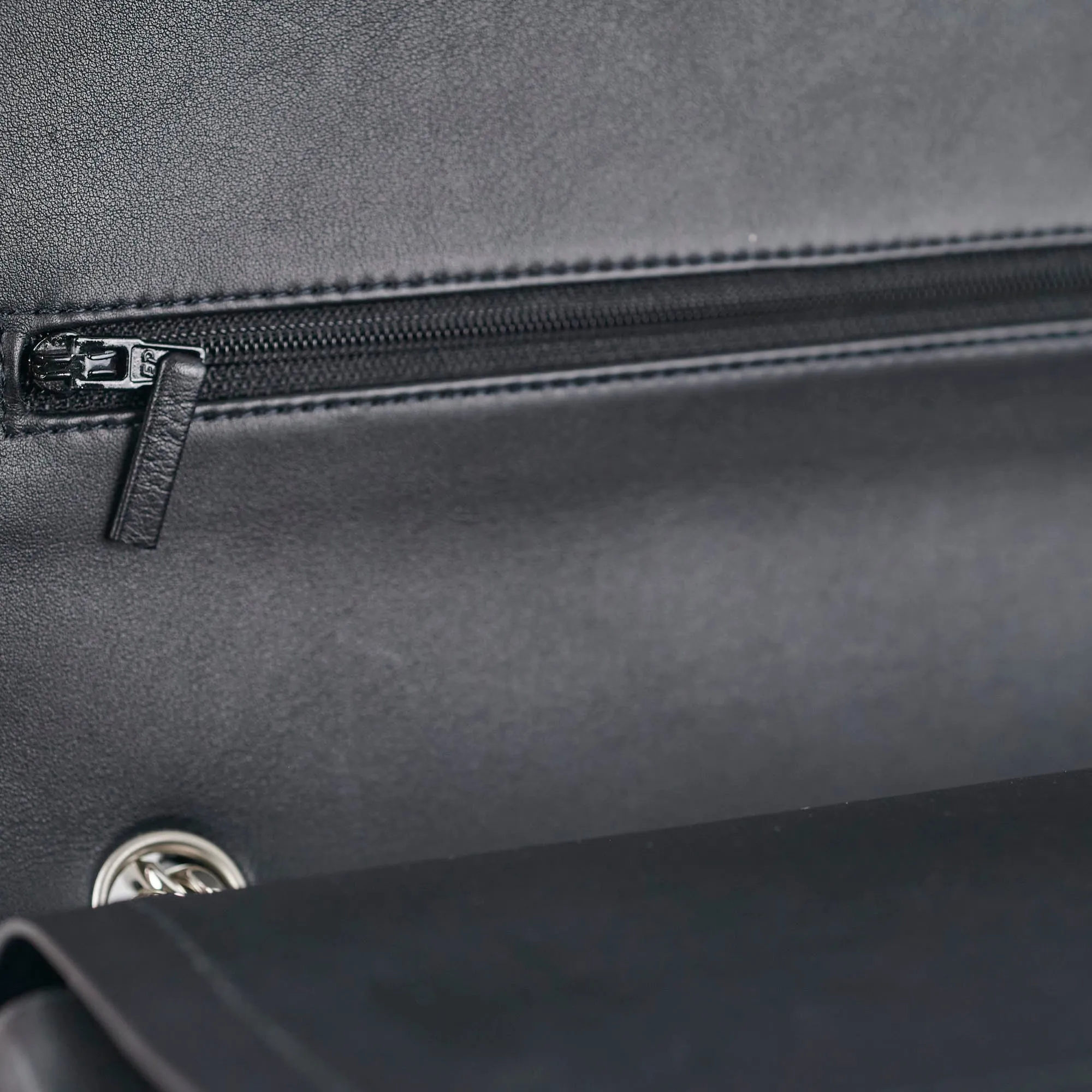 Chanel Maxi Patent Flap Black 20 Series