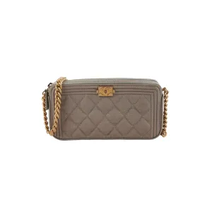Chanel Two Toned Clutch on Chain Crossbody Bags Cheap Online