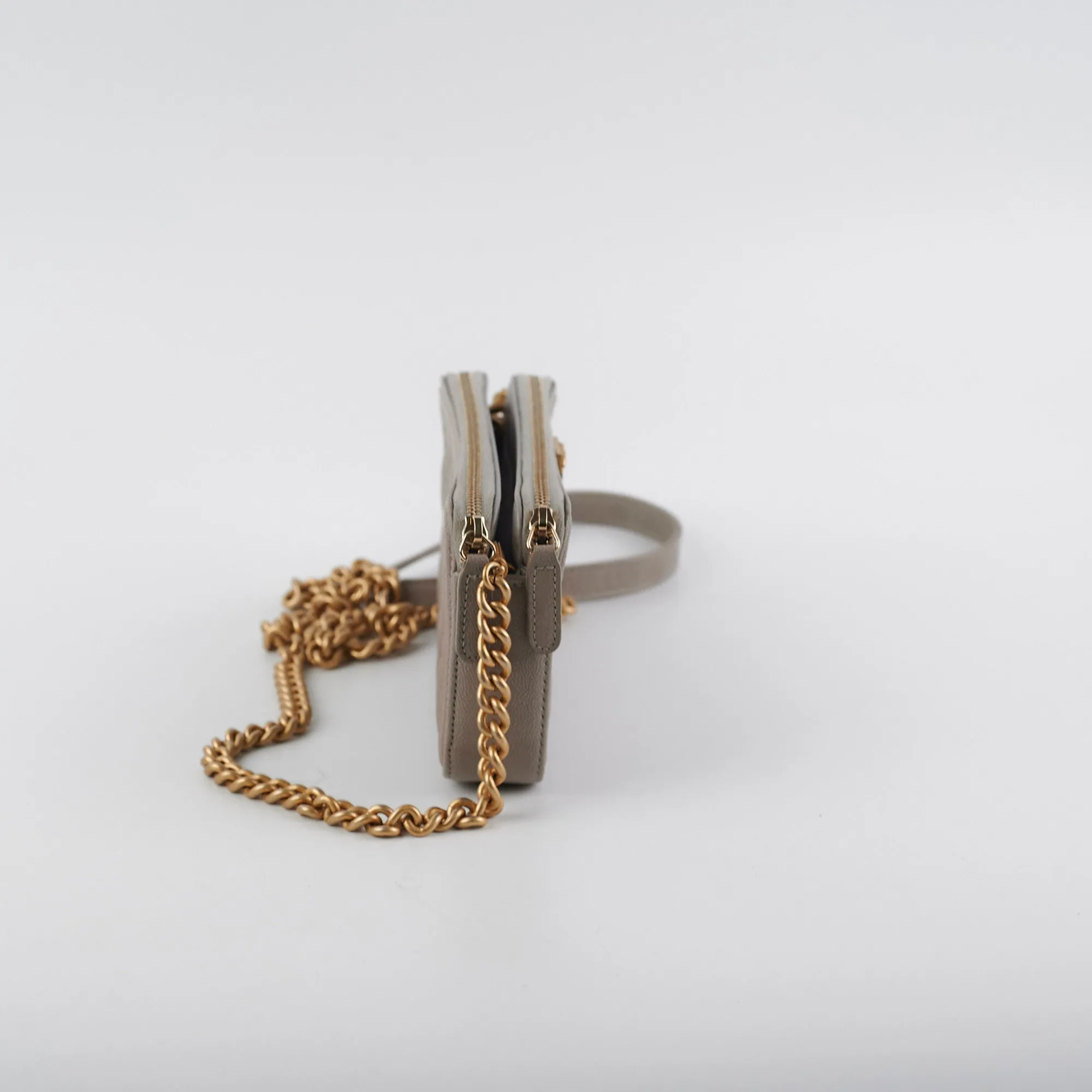 Chanel Two Toned Clutch on Chain