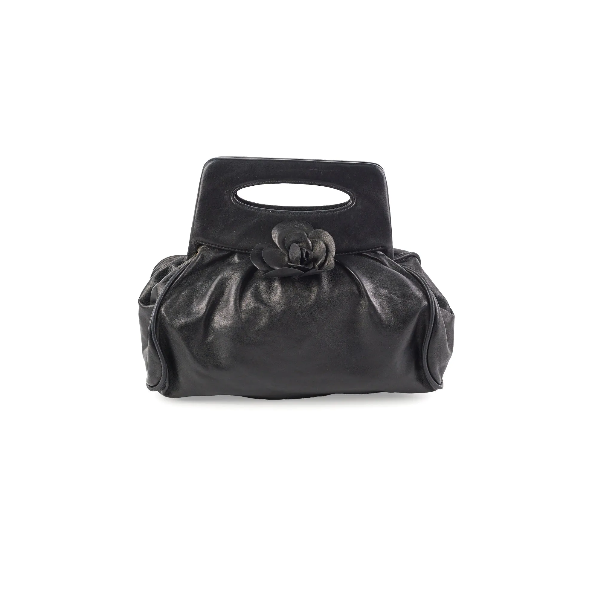 Chanel Vintage Black Top Handle Bag Top Handle Bags Cheap