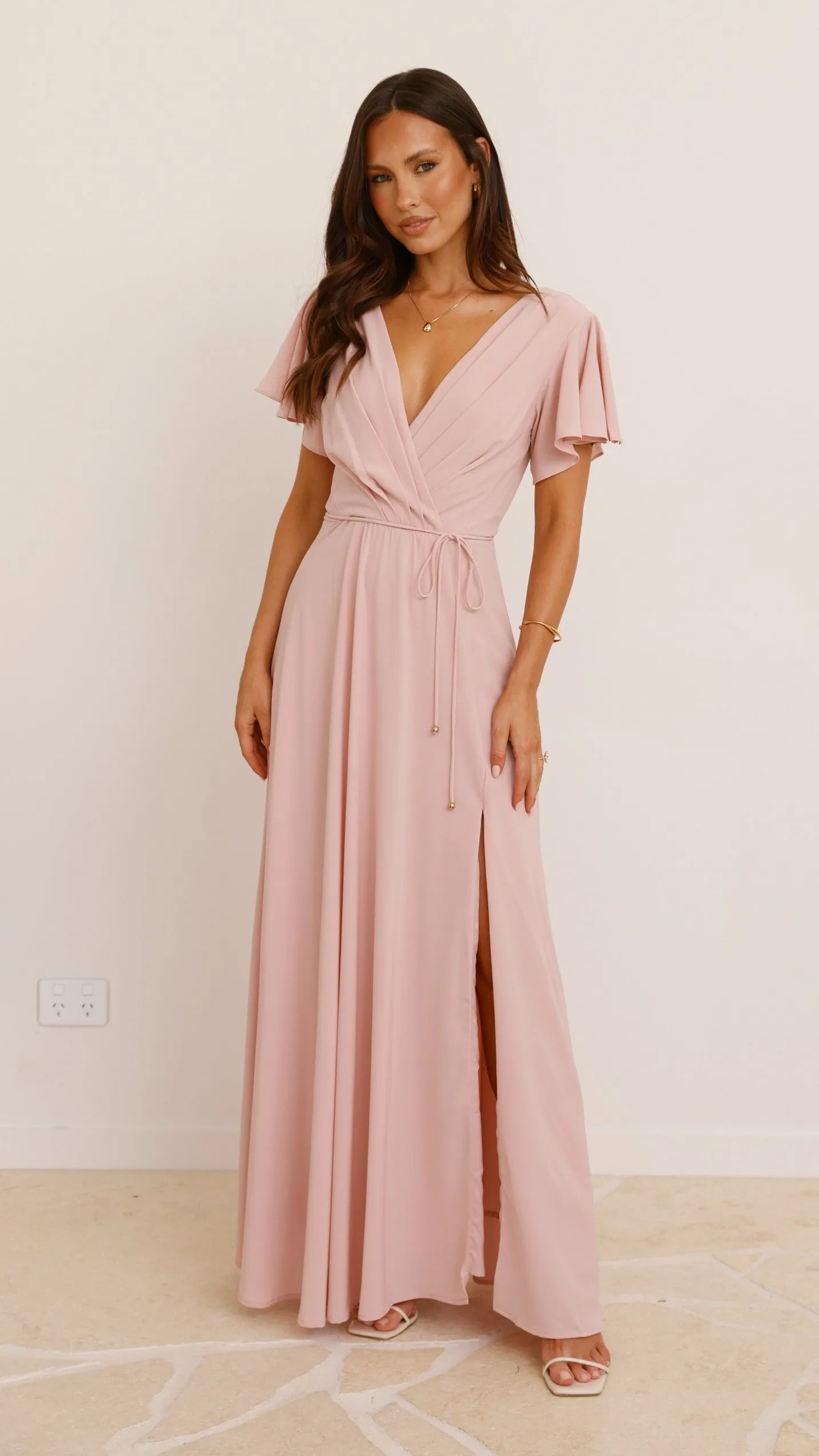 Charlize Maxi Dress - Dusty Pink,prom dresses,wedding guest dresses,homecoming dresses,bridesmaid dresses,cocktail dresses,women clothing,summer dresses,formal dresses,sundresses,mother of the bride dresses,quince clothing,bodycon dress,dress casual,dress 