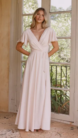 Charlize Maxi Dress - Ivory,prom dresses,wedding guest dresses,homecoming dresses,bridesmaid dresses,cocktail dresses,women clothing,summer dresses,formal dresses,sundresses,mother of the bride dresses,quince clothing,bodycon dress,dress casual,dress desig