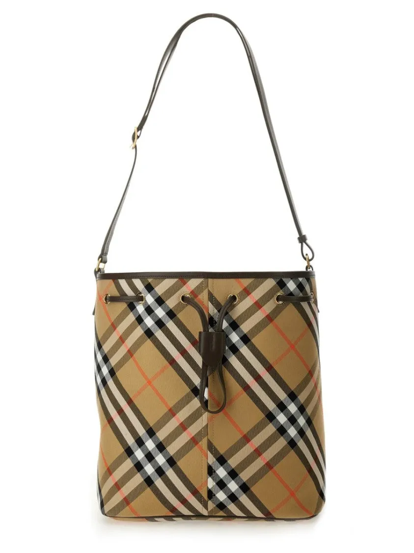 Check Bucket Bag stylish bucket bags