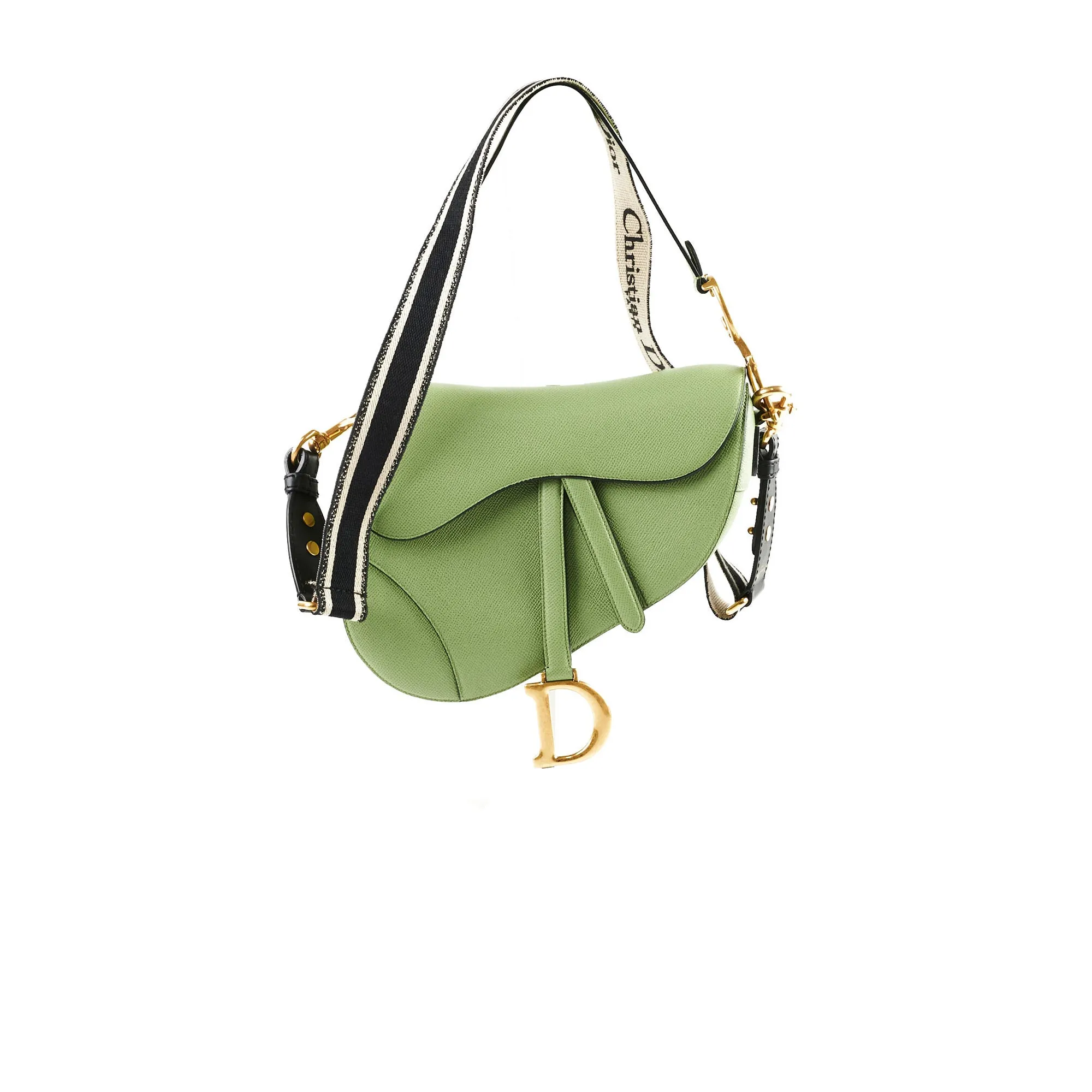 Christian Dior Saddle Bag Green Crossbody Bags Cheap Online