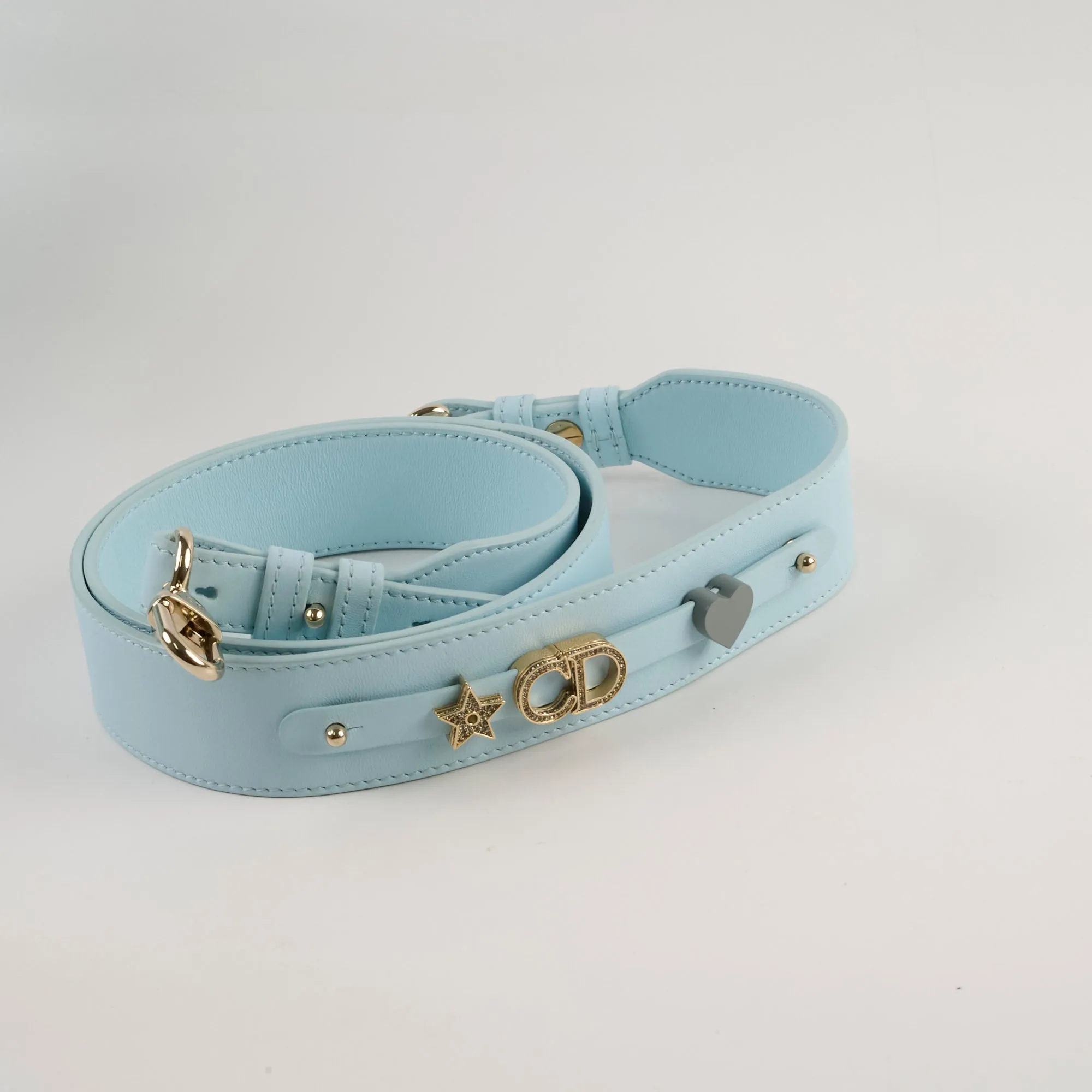 Christian Dior Small Lady Dior ABC Blue