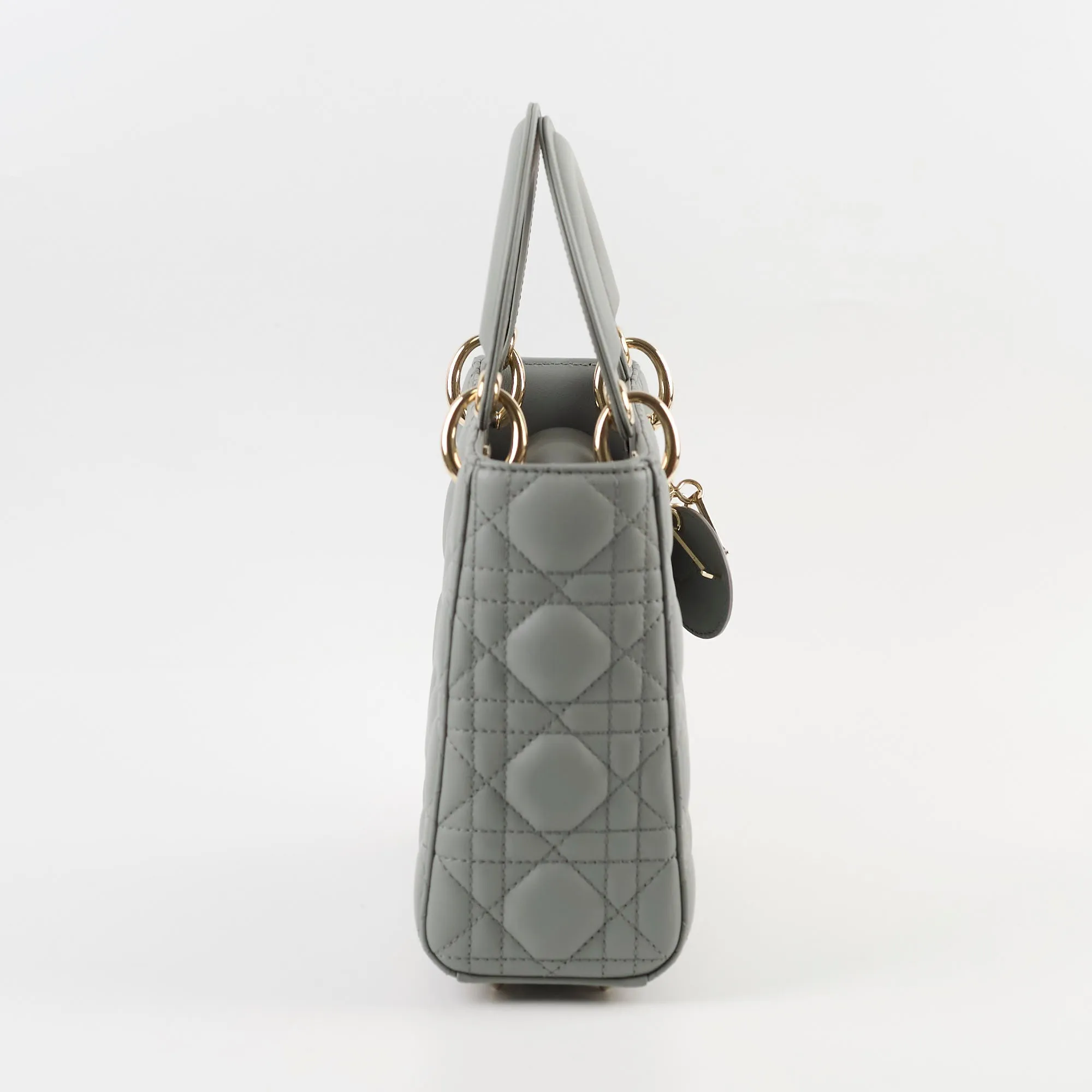Christian Dior Small Lady Dior Grey