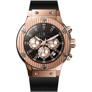 Christian Van Sant Men's Watch - Monarchy Quartz Red Dial Rubber Strap | CV8146 Luxury Quartz Watch Quartz Watch Sale