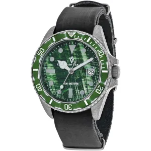 Christian Van Sant Men's Watch - Montego Vintage Green Dial Leather Strap | CV5202 Luxury Quartz Watch Quartz Watch Sale
