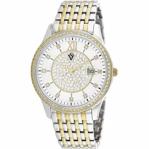 Christian Van Sant Women's Watch - Carla Quartz White Dial Two Tone Steel | CV0481 Luxury Quartz Watch Quartz Watch Sale