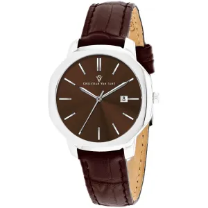 Christian Van Sant Women's Watch - Octave Slim Quartz Brown Dial Strap | CV0506 Luxury Quartz Watch Quartz Watch Sale