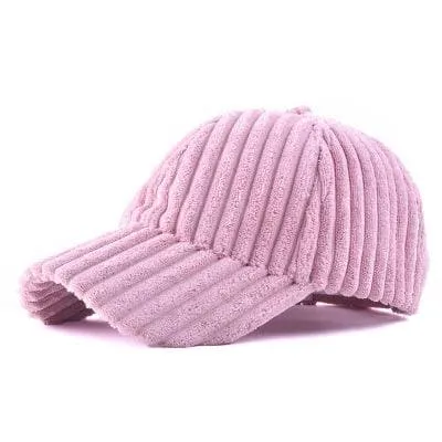 Chunky Corduroy Baseball Cap
