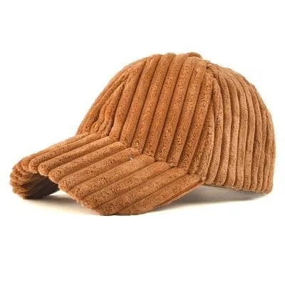 Chunky Corduroy Baseball Cap