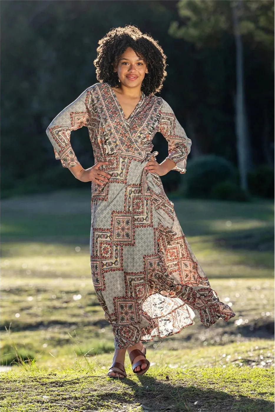 Clothings Cienna - LDR-04-Keola Wrap Dress Dresses women dresses dress stores