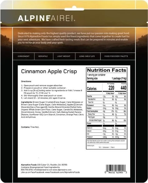 Cinnamon Apple Crisp