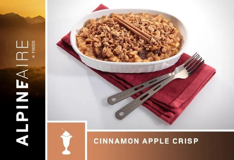 Cinnamon Apple Crisp portable camping kitchen set discount camping cookware kit sale olding camp kitchen box clearance