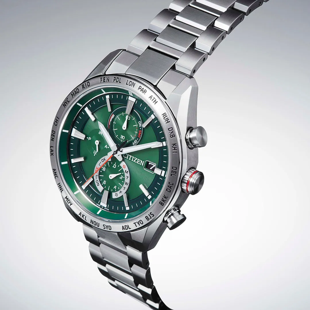 Citizen Attesa Radio Controlled Eco-Drive Titanium Watch AT8181-63W