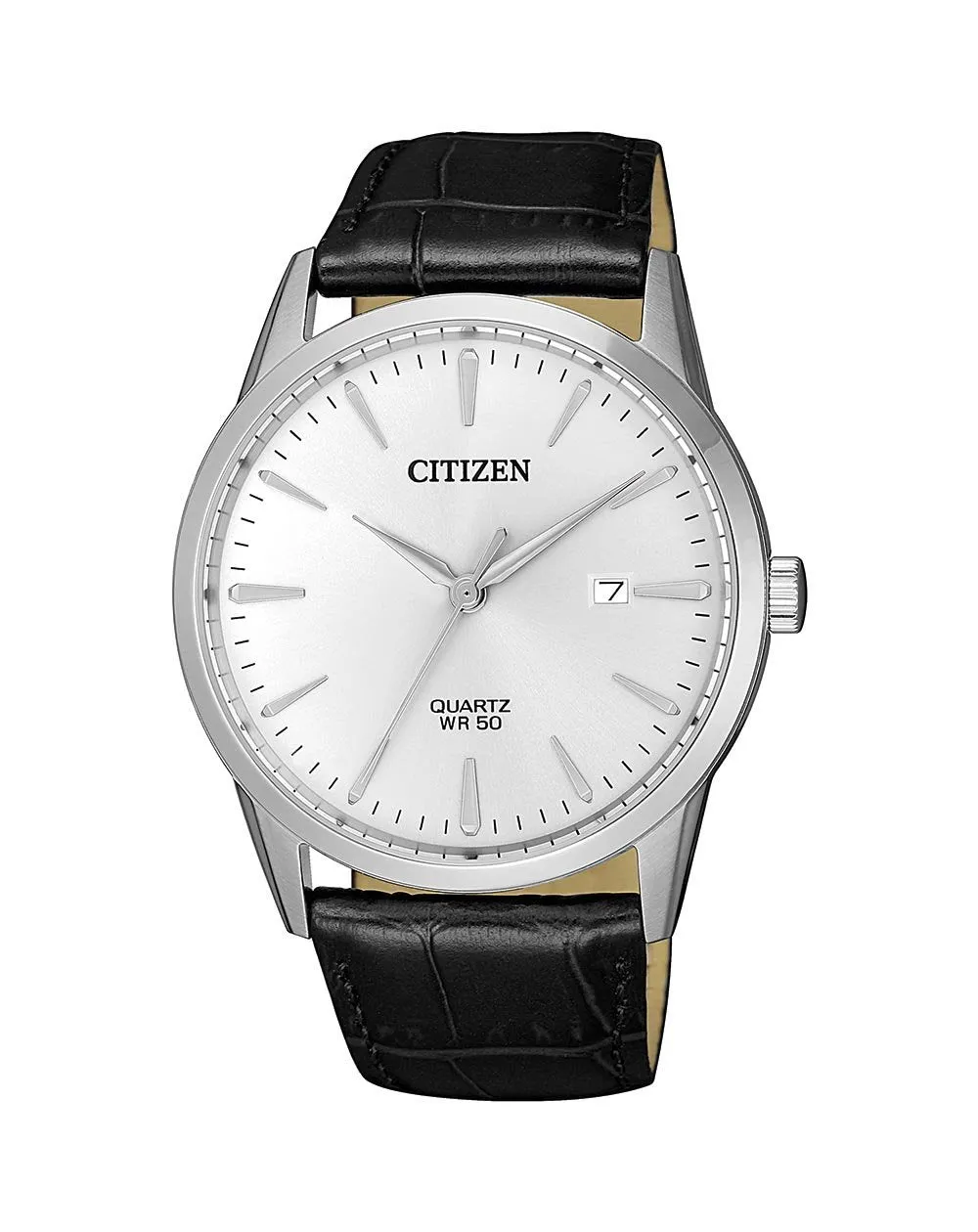 Citizen Dress Black Leather Band Mens Watch BI5000-10A 