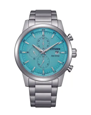 Citizen Eco-Drive Blue Dial Stainless Steel Watch CA0748-80L 