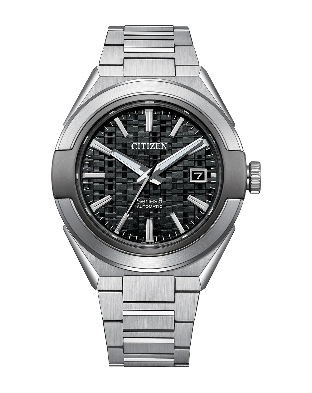Citizen Series 8 Automatic Stainless Steel Black Watch NA1036- 56E 